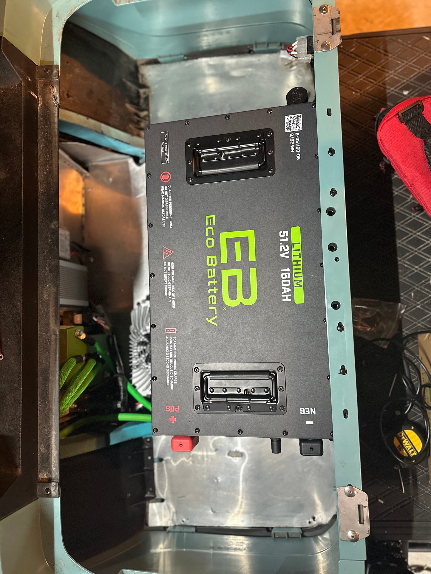 Eco Battery 51v 160ah Lithium Conversion for Club Car Models