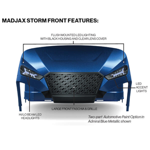 MadJax Storm Body Kit Conversion Cherry Metallic for EZGO TXT & Navitas Chassis