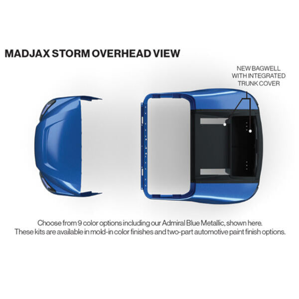 MadJax Storm Body Kit Conversion Cherry Metallic for EZGO TXT & Navitas Chassis