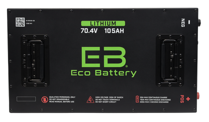 Eco Battery 70v 105ah Lithium Conversion for Club Car Models