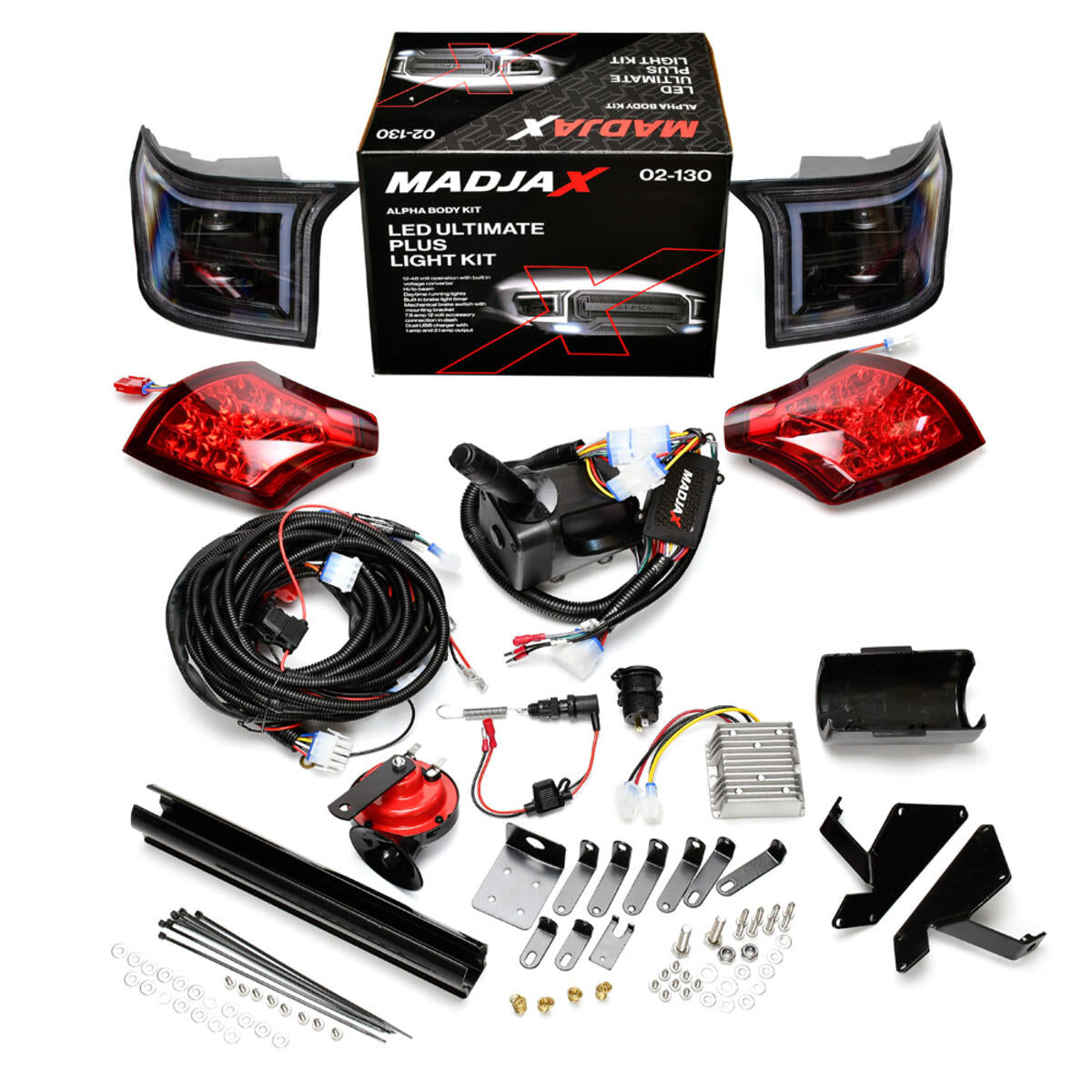 MadJax ALPHA Body Kit Conversion Red for Club Car