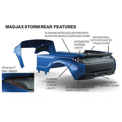 MadJax Storm Body Kit Conversion Forest Green for EZGO TXT & Navitas Chassis