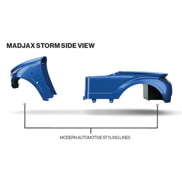 MadJax Storm Body Kit Conversion Gunmetal Metallic for EZGO TXT & Navitas Chassis